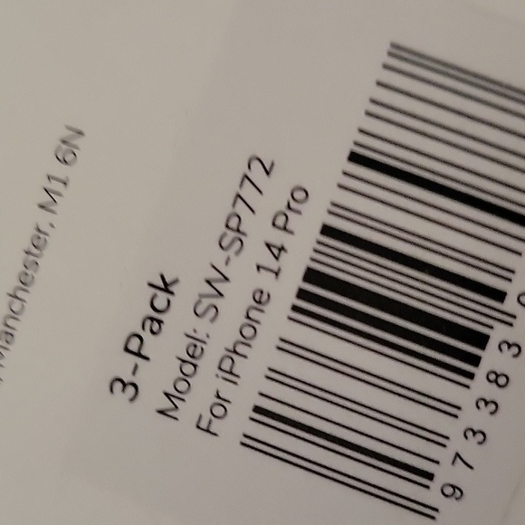 ⭐️New in Box Syncwire Tempered Glass Screen Protector for IPhone 14 Pro - Picture 3 of 4